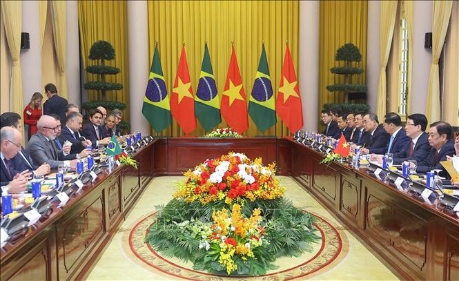 Quang cảnh hội đàm. Ảnh: Lâm Khánh/TTXVN