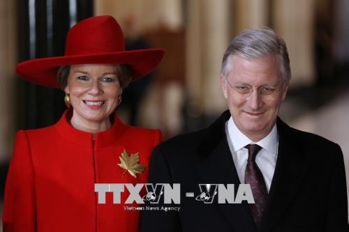 Nhà vua Bỉ Philippe và Hoàng hậu Mathilde. Ảnh tư liệu: AFP/TTXVN