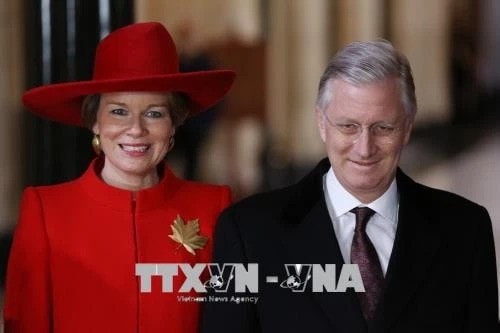 Belgian King Philippe and Queen Mathilde (Photo: AFP/VNA) vna-vietnam-belgium.jpg