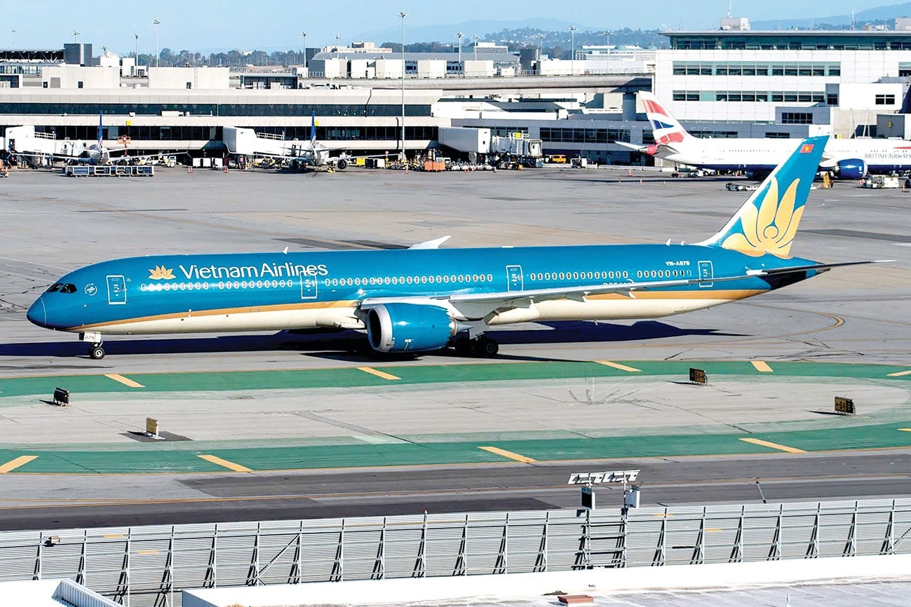 30 năm qua, Vietnam Airlines đã khẳng định vai trò tiên phong trong lĩnh vực hàng không và sự đóng góp không nhỏ vào ngân sách quốc gia. Ảnh: VNA