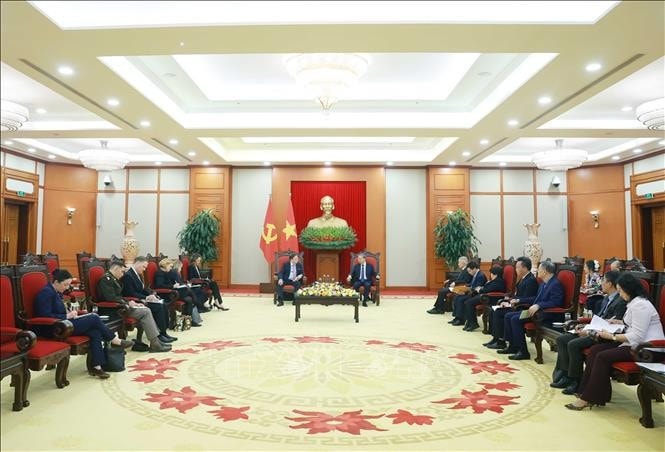 Quang cảnh cuộc tiếp. Ảnh: Thống Nhất/TTXVN