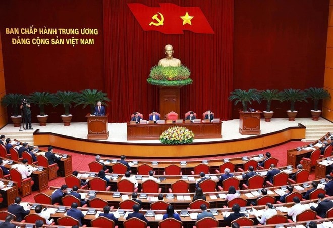 The 13th Central Committee of the Communist Party of Vietnam convenes a meeting in Hanoi on November 25, 2024. (Photo: VNA) The 13th Central Committee of the Communist Party of Vietnam convenes a meeting in Hanoi on November 25, 2024. (Photo: VNA)