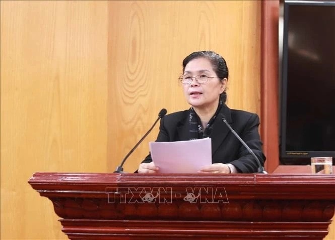 Secretary of the provincial Party Committee Giang Pao My (Photo: Vietnamplus) lai-chau-31325.jpg