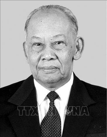 Đồng chí Đại tướng Khamtay Siphandone, nguyên Chủ tịch Ban Chấp hành Trung ương Đảng Nhân dân cách mạng Lào, nguyên Chủ tịch nước Cộng hòa dân chủ nhân dân Lào. Ảnh: TTXVN