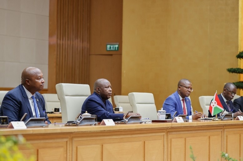 Tổng thống Burundi Évariste Ndayishimiye khẳng định Việt Nam là bạn bè gần gũi, thân thiết, đối tác tin cậy của Burundi tại khu vực châu Á. Ảnh: VGP/Nhật Bắc