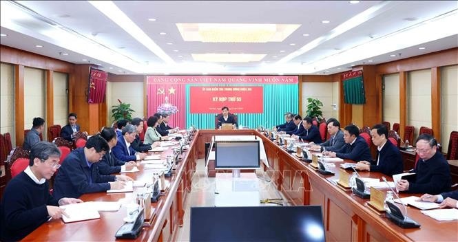 Toàn cảnh Kỳ họp thứ 55 Ủy ban Kiểm tra Trung ương. Ảnh: Phương Hoa/TTXVN