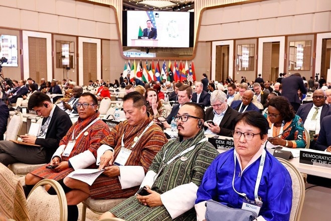 Delegates at the general debate of the 150th Assembly of the Inter-Parliamentary Union (IPU-150) in Tashkent, Uzbekistan, on April 6 morning. (Photo: Lam Giang) Delegates at the general debate of the 150th Assembly of the Inter-Parliamentary Union (IPU-150) in Tashkent, Uzbekistan, on April 6 morning. (Photo: Lam Giang)