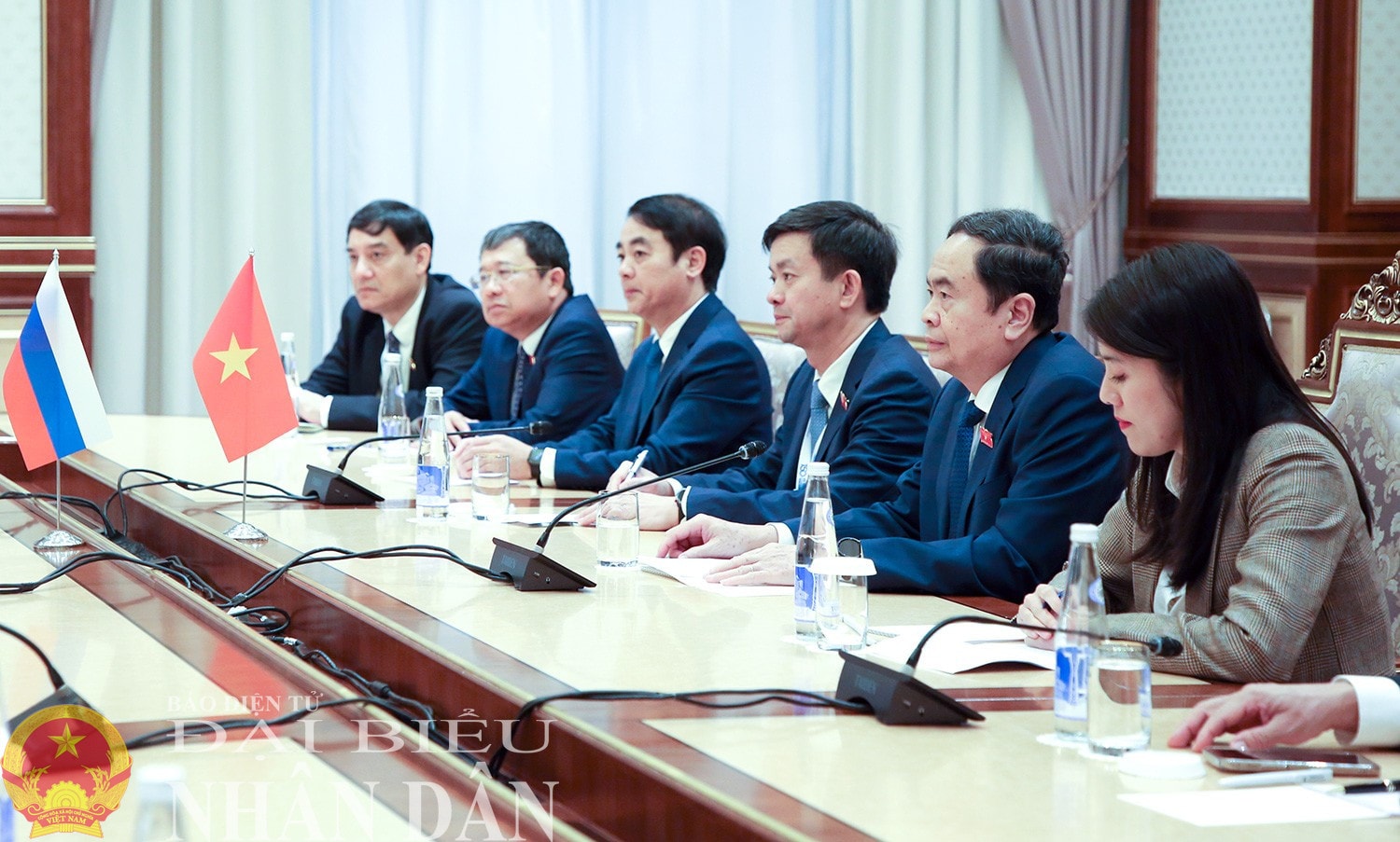 Chủ tịch Quốc hội Trần Thanh Mẫn phát biểu tại cuộc gặp