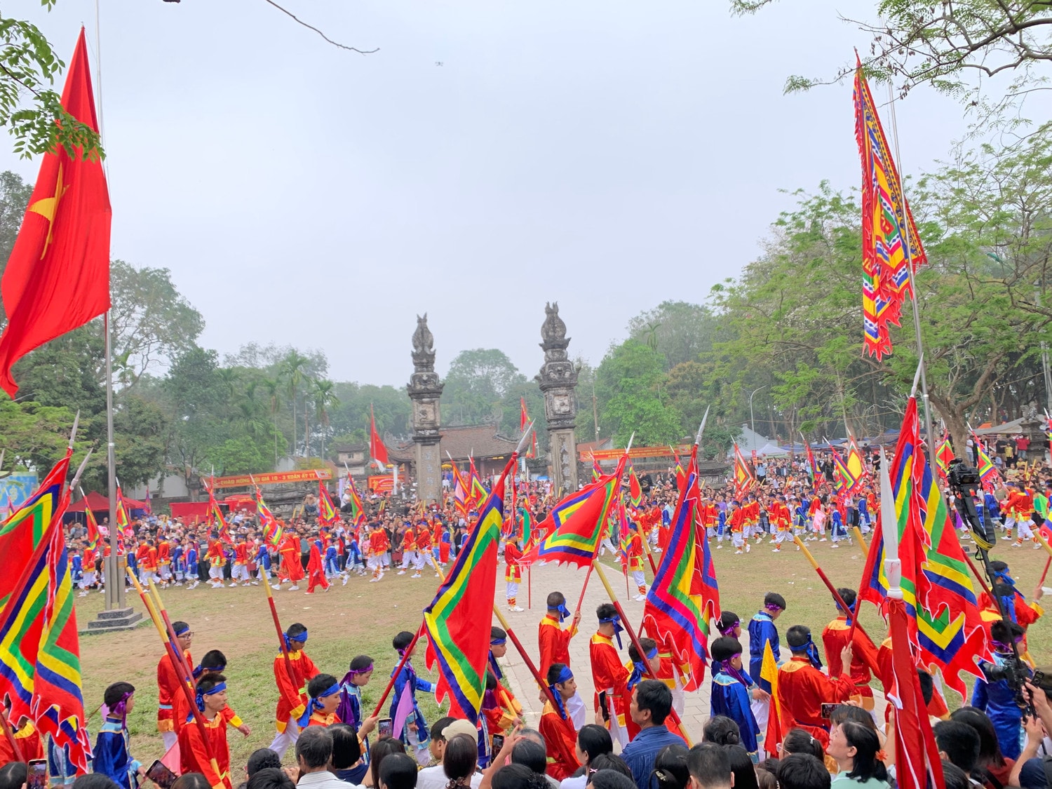 Tái hiện tích Nghiềm quân với sự tham gia của hàng trăm người