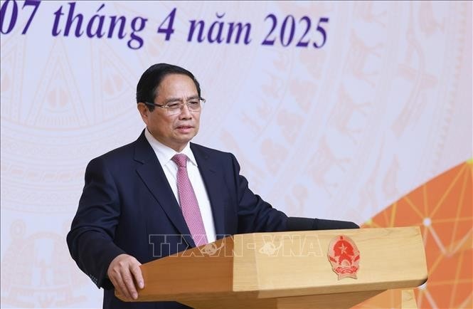 Thủ tướng Phạm Minh Chính khai mạc Hội nghị về thương mại quốc tế. Ảnh: Dương Giang/TTXVN