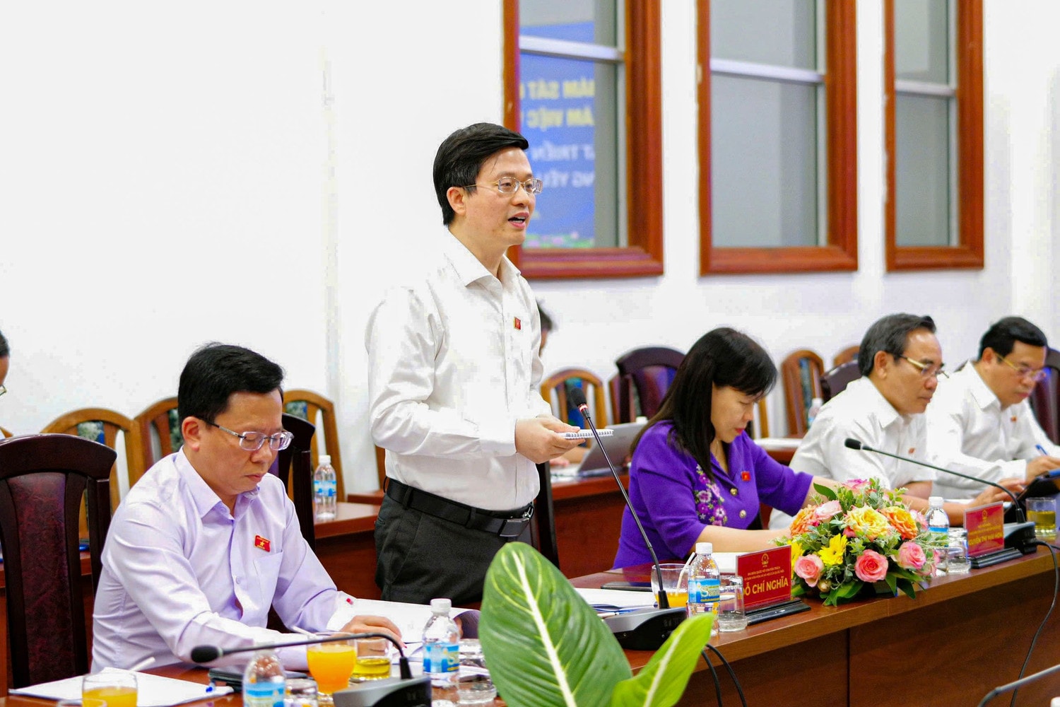 Ủy viên là ĐBQH hoạt động chuyên trách tại Ủy ban Văn hoá và Xã hội Đỗ Chí Nghĩa phát biểu