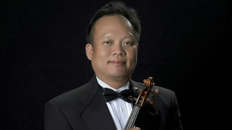 Chương trình có sự tham gia của nghệ sĩ violin quốc tế Chương Vũ. Nguồn: HBSO
