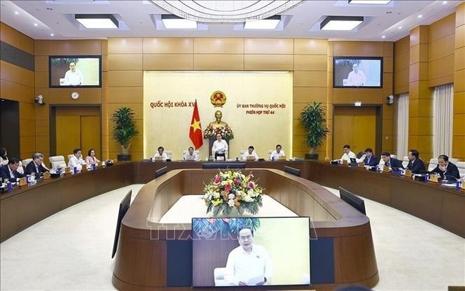 At the 44th session of the NA Standing Committee. (Photo: VNA) At the 44th session of the NA Standing Committee. (Photo: VNA)