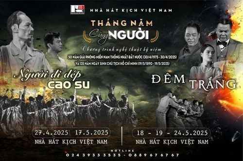 Các tác phẩm sân khấu của Nhà hát Kịch Việt Nam trong chuỗi chương trình chào mừng 50 năm giải phóng miền Nam