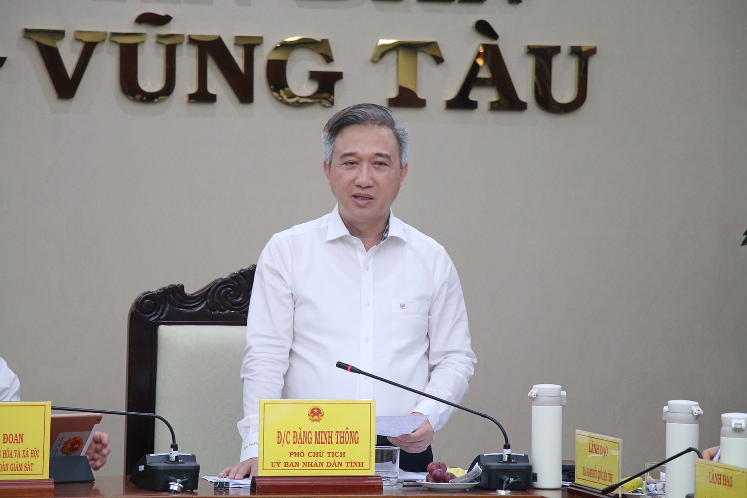 Phó Chủ tịch UBND tỉnh Bà Rịa - Vũng Tàu Đặng Minh Thông