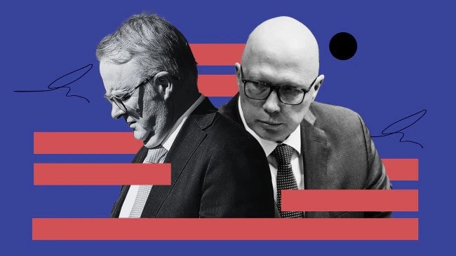 Thủ tướng Australia Anthony Albanese và lãnh đạo đảng Tự do Peter Dutton