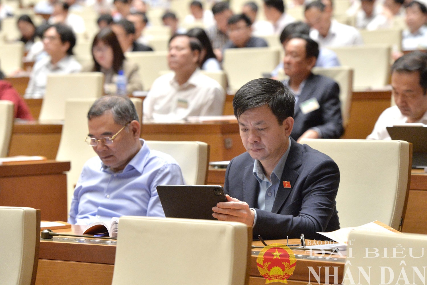 Các đại biểu dự hội nghị. Ảnh: Hồ Long