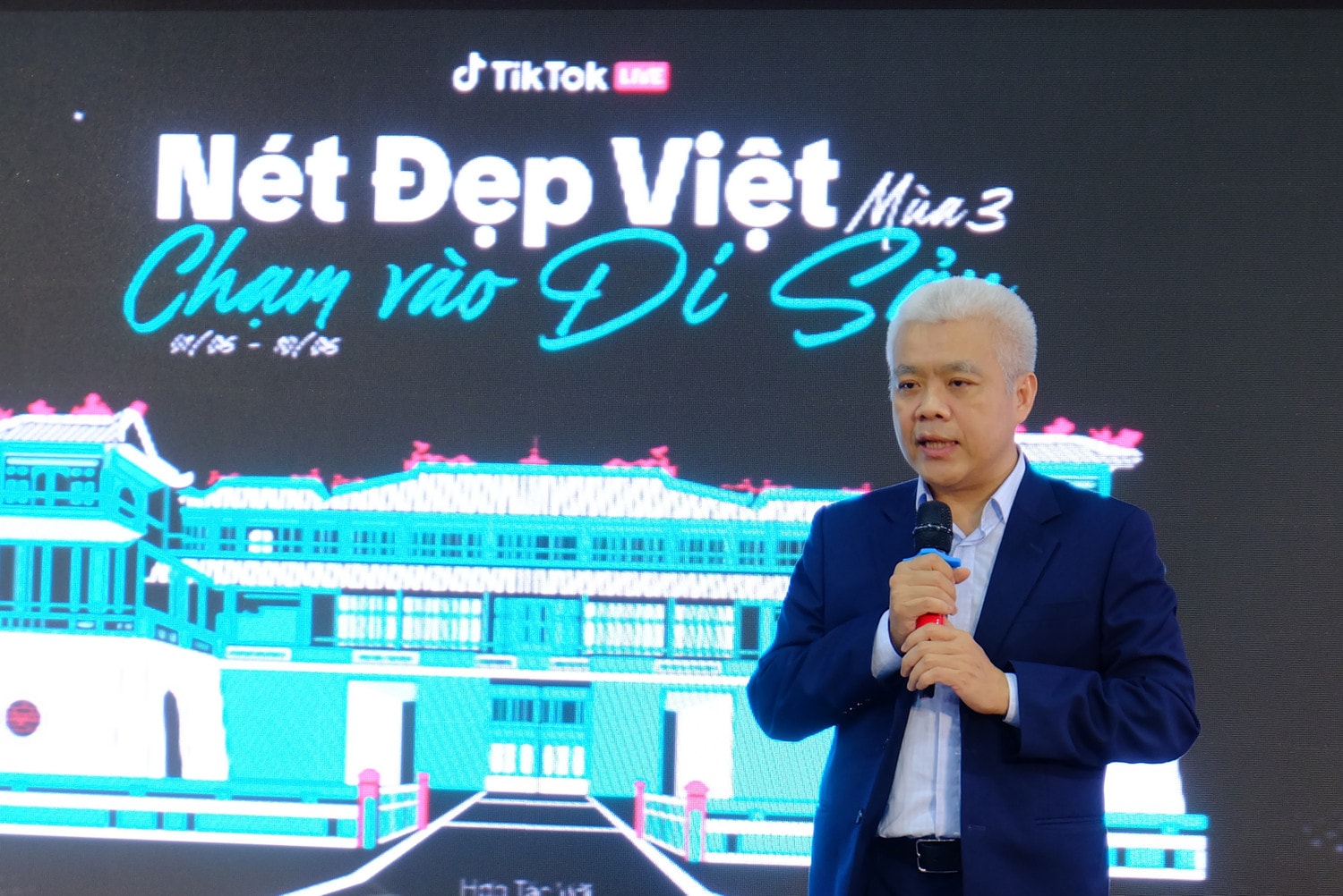 Ông Nguyễn Lâm Thanh, Đại diện TikTok Việt Nam chia sẻ tại chương trình