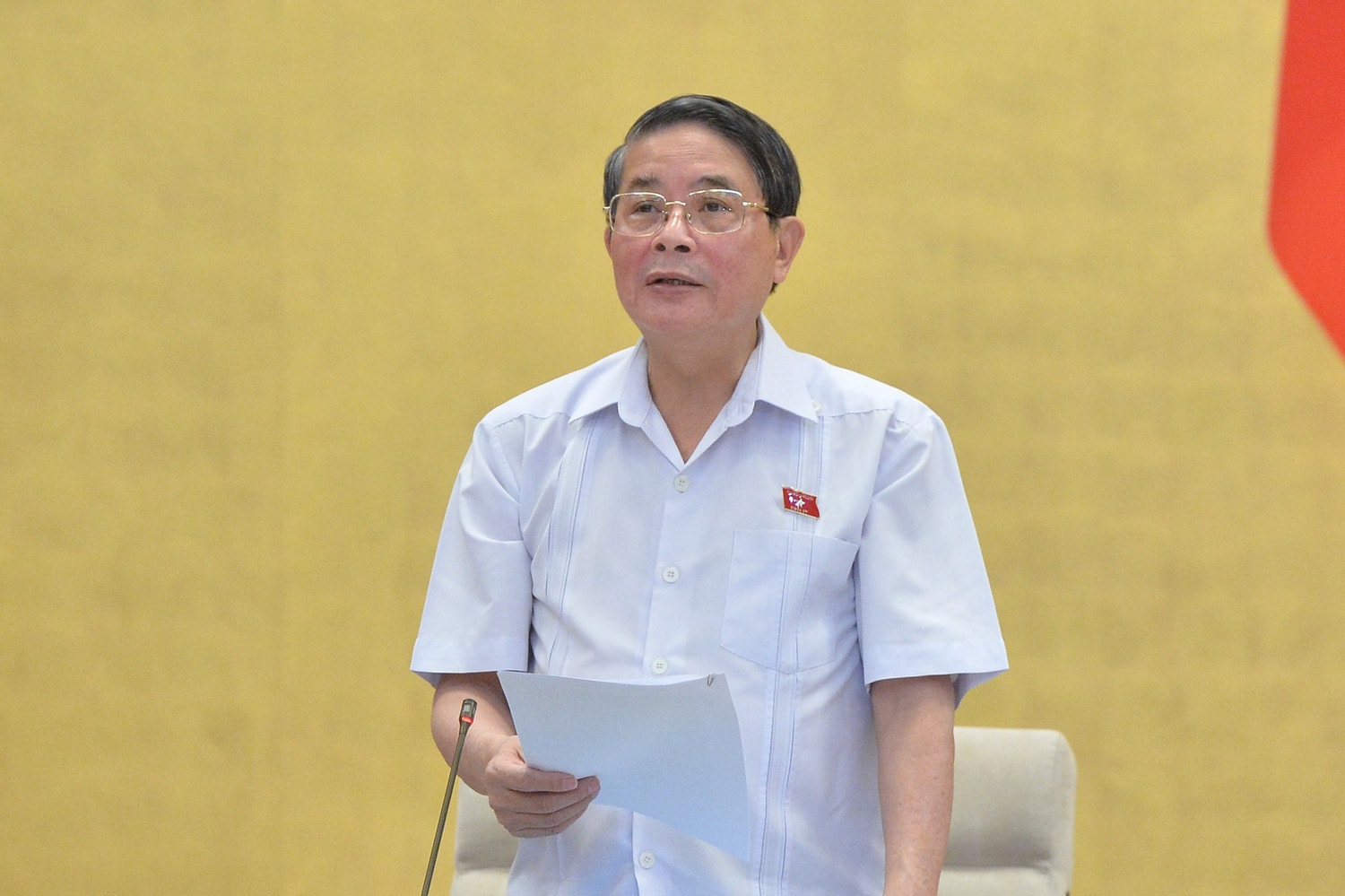 Phó Chủ tịch Quốc hội Nguyễn Đức Hải điều hành phiên họp