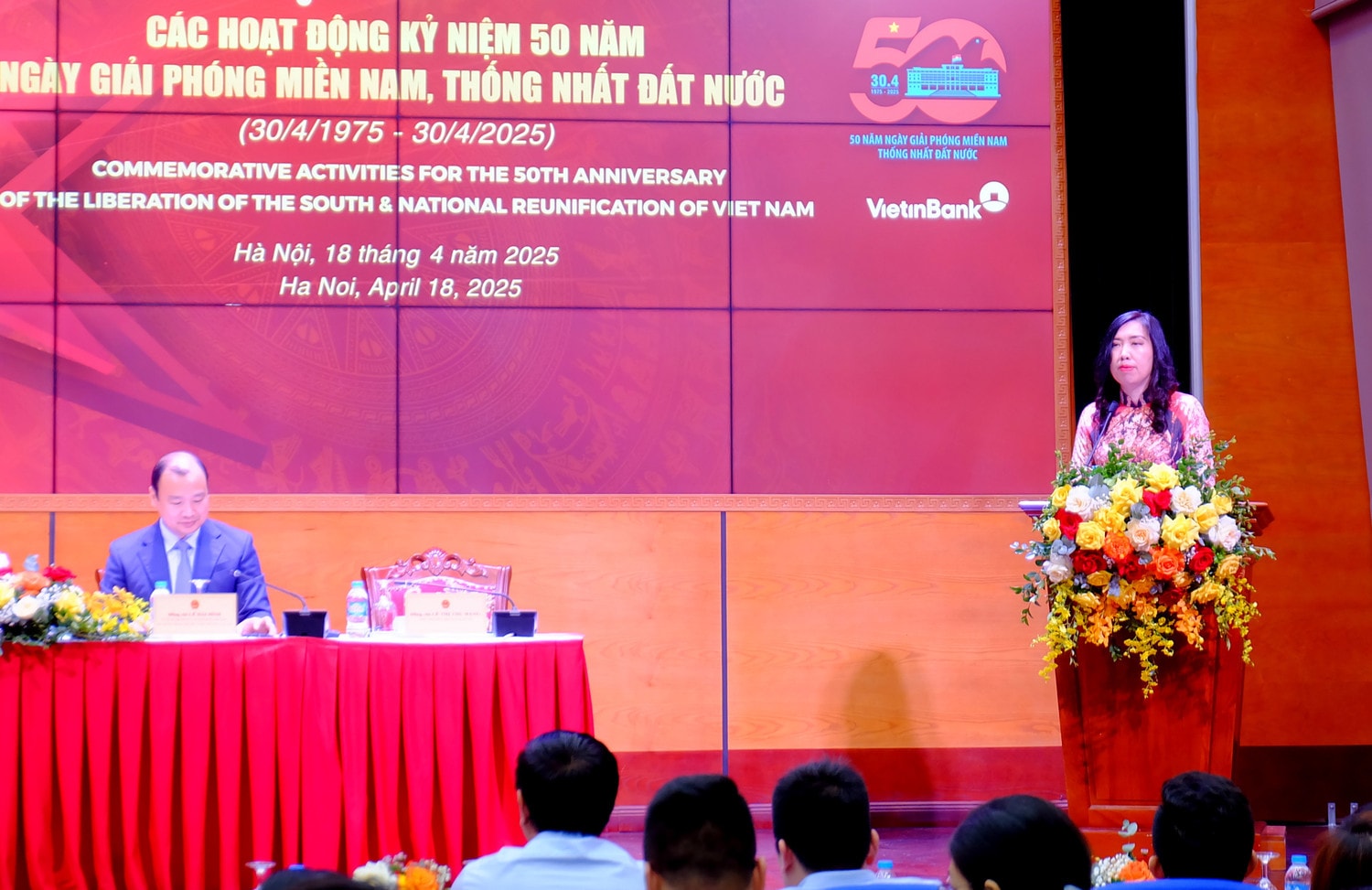 Thứ trưởng Bộ Ngoại giao Lê Thị Thu Hằng cho biết, Lễ kỷ niệm 50 năm Ngày Giải phóng miền Nam, thống nhất đất nước nhận được sự quan tâm và hưởng ứng rất tích cực từ các đại biểu quốc tế