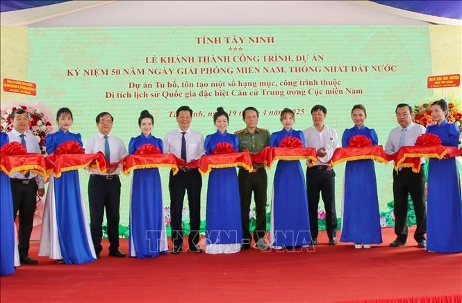 Dự án được khánh thành nhân kỷ niệm 50 năm Ngày Giải phóng miền Nam, thống nhất đất nước. Ảnh: Giang Phương/TTXVN