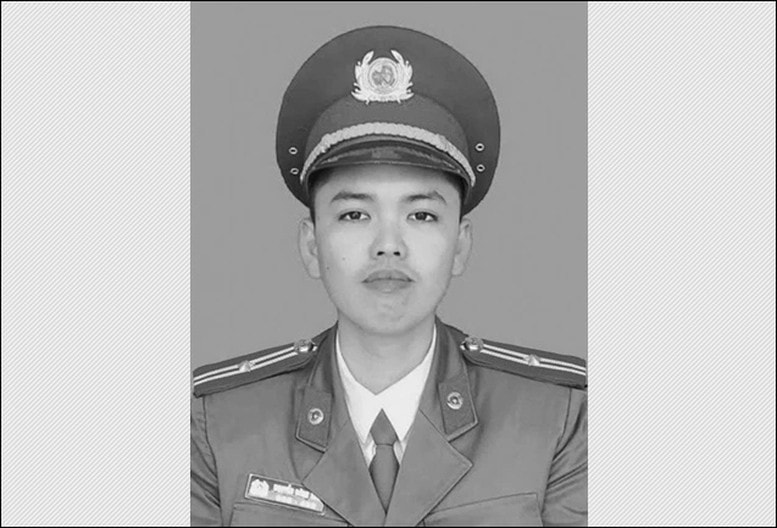Thiếu tá Nguyễn Đăng Khải đã anh dũng hy sinh khi truy bắt tội phạm ma tuý. Ảnh: Baochinhphu.vn