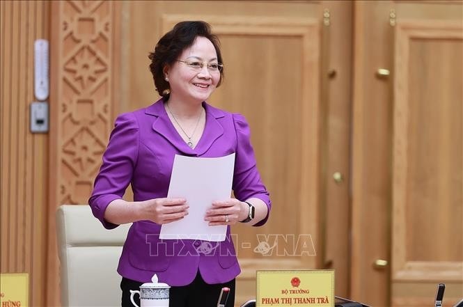 Bộ trưởng Bộ Nội vụ Phạm Thị Thanh Trà. Ảnh: Dương Giang/TTXVN