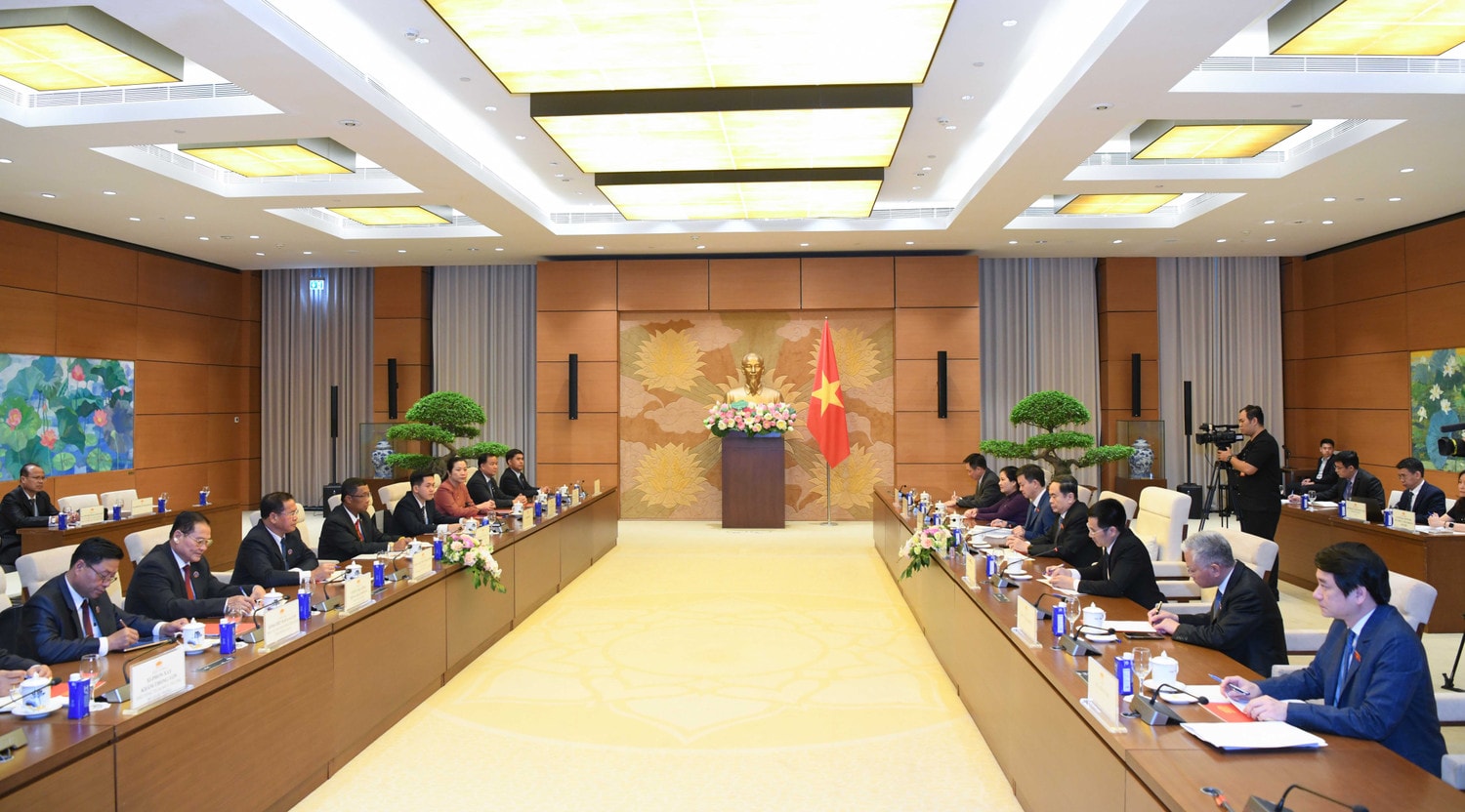 Quang cảnh cuộc tiếp. Ảnh: Lâm Hiển