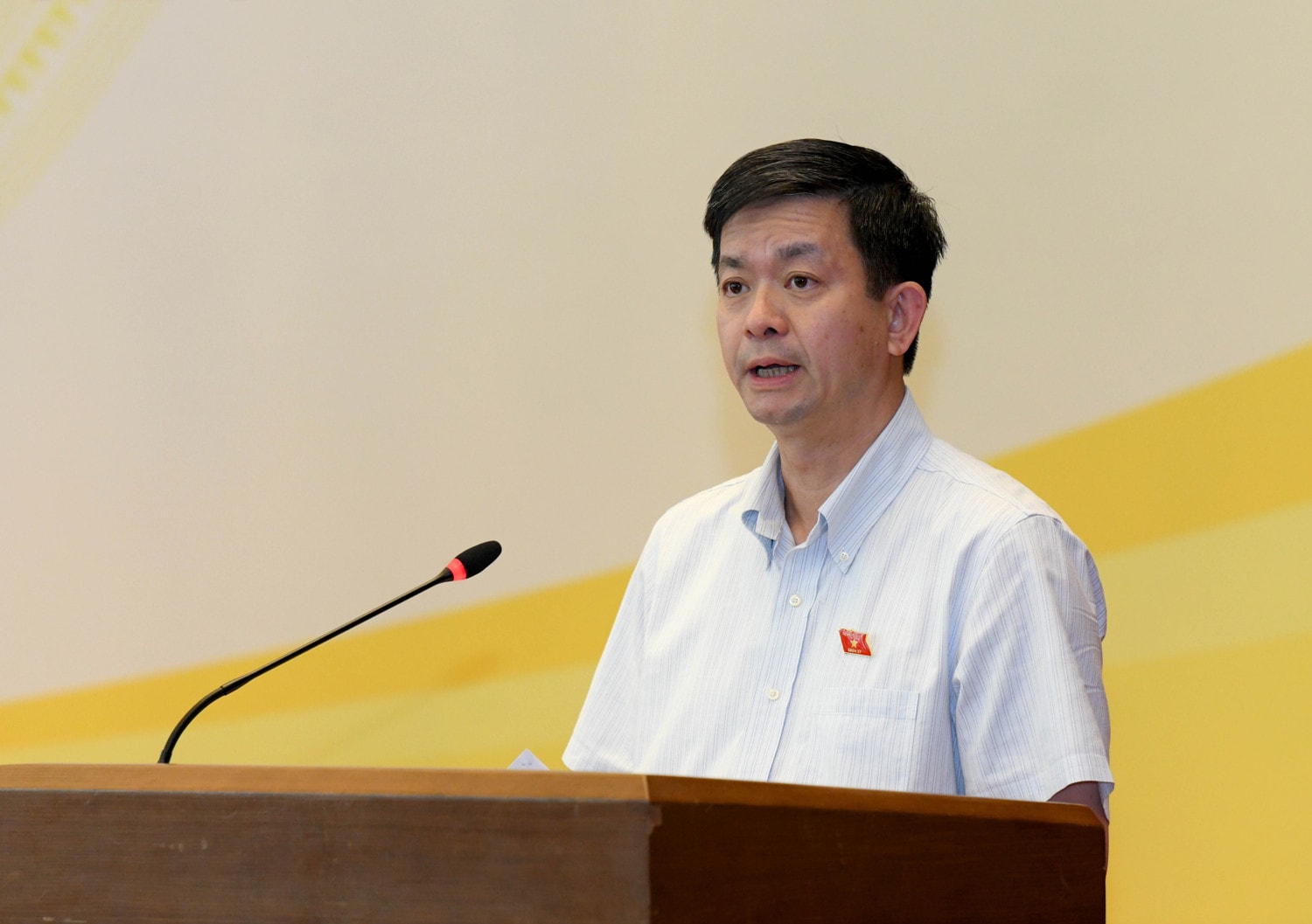 Tổng Thư ký Quốc hội, Chủ nhiệm Văn phòng Quốc hội Lê Quang Tùng phát biểu tại hội nghị