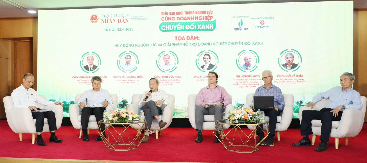 Các chuyên gia trao đổi tại tọa đàm. Ảnh: Khánh Duy