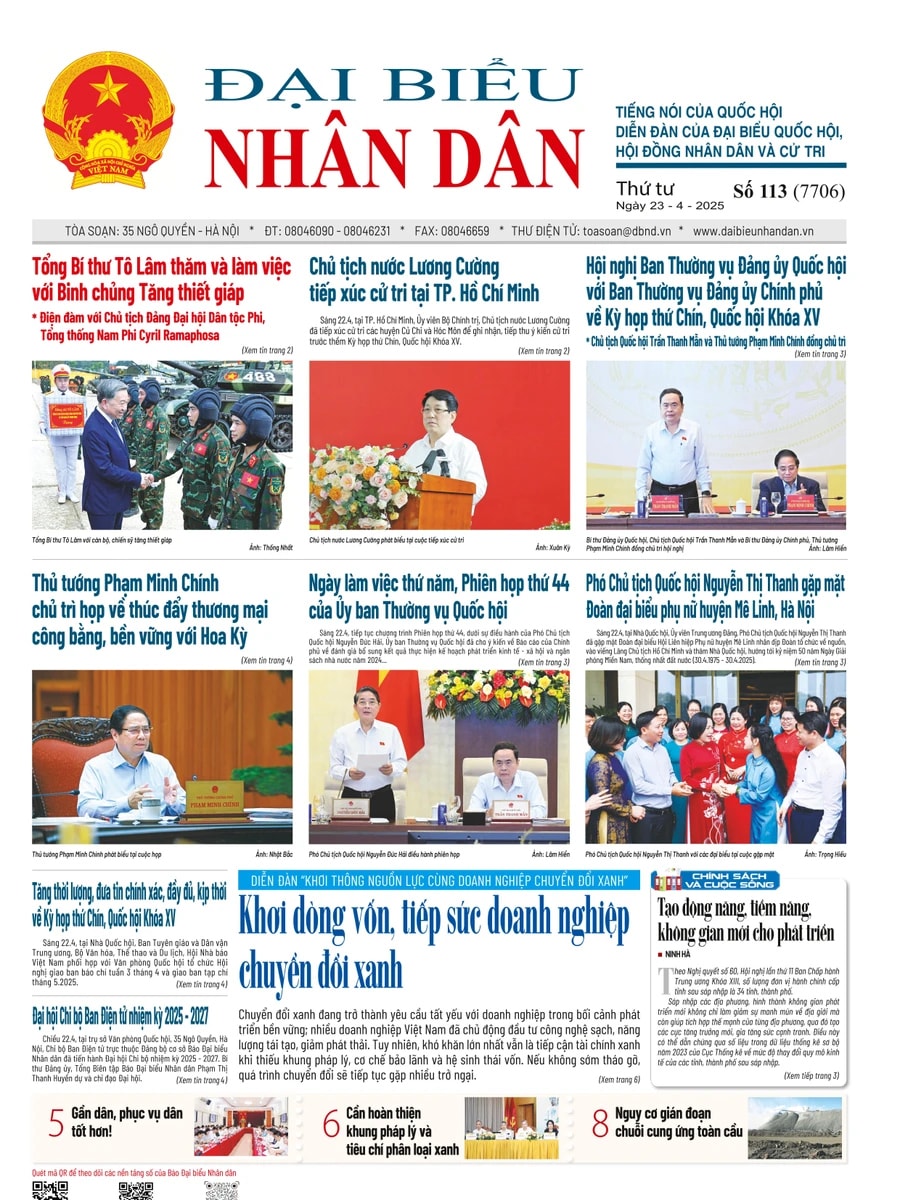 ĐBND - Số báo 113 ngày 23/04/2025