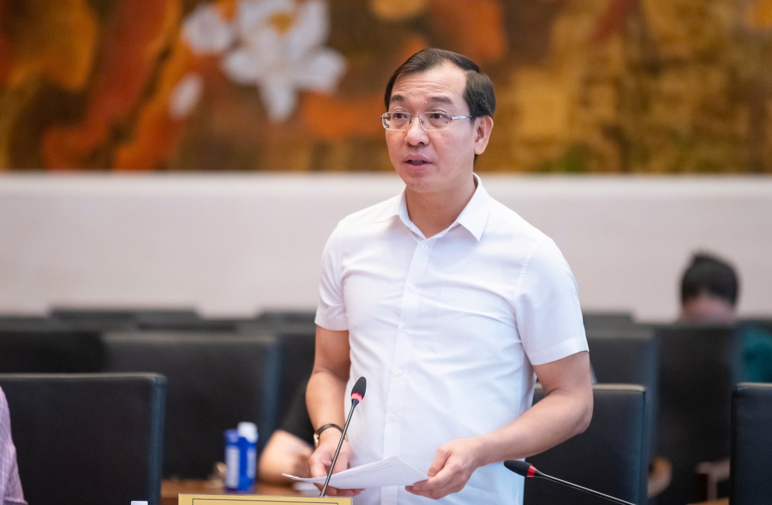 Phó Viện trưởng Viện Kiểm sát Nhân dân Tối cao Hồ Đức Anh phát biểu