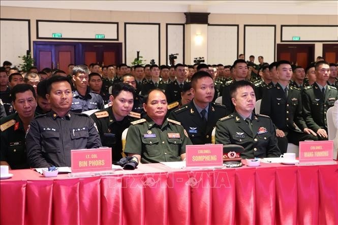 Trưởng đoàn quân đội 3 nước Trung Quốc, Lào và Campuchia tại cuộc gặp