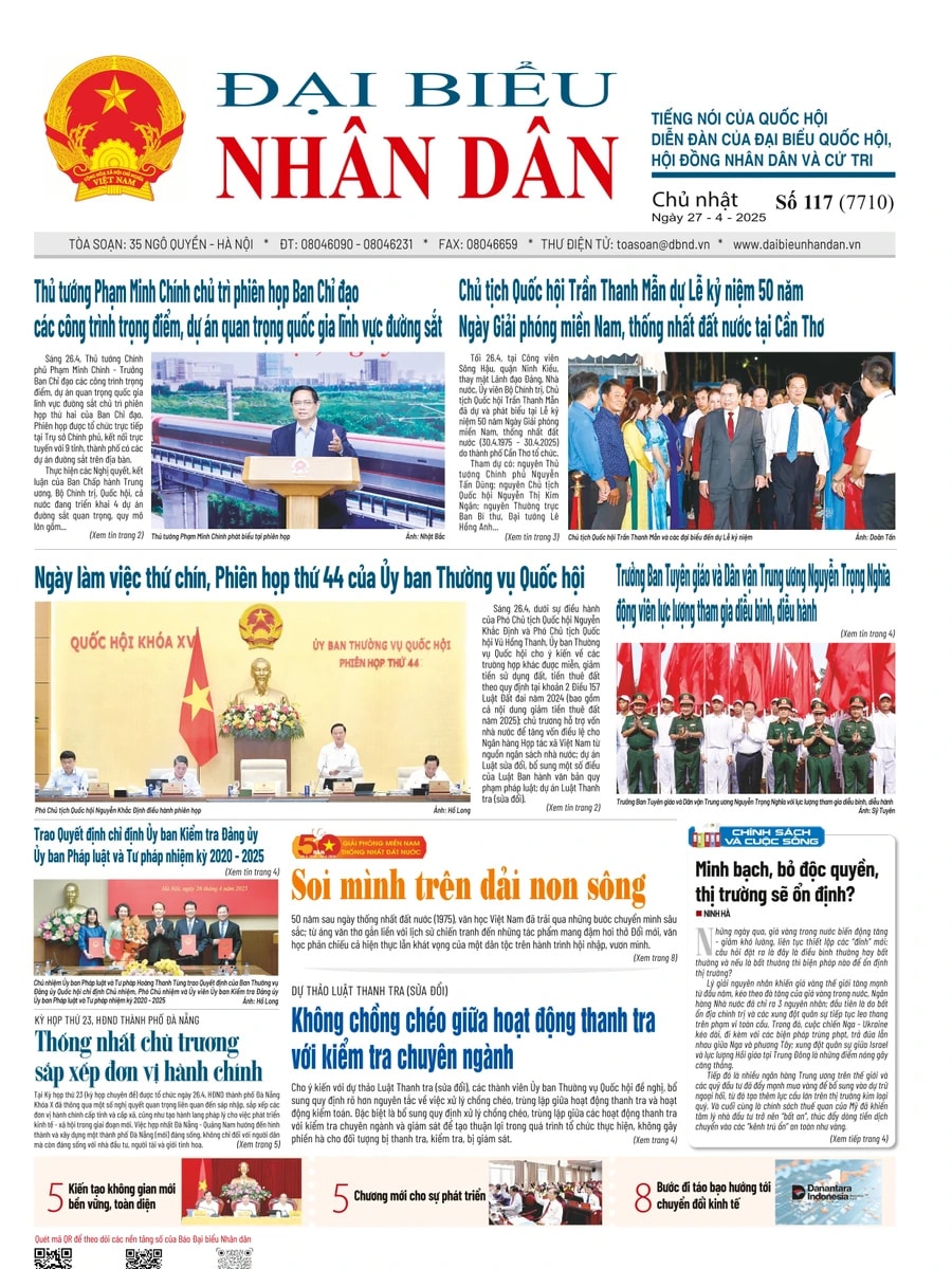 ĐBND - Số báo 117 ngày 27/04/2025