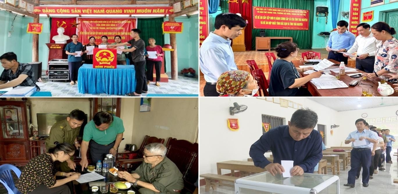 Với nhiều hình thức khác nhau, việc lấy ý kiến nhân dân được thực hiện đồng bộ, dân chủ, khách quan và nhận được sự ủng hộ của tuyệt đại đa số cử tri
