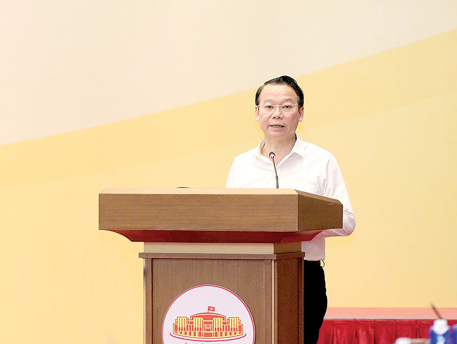 Bộ trưởng Bộ Nông nghiệp và Môi trường Đỗ Đức Duy phát biểu