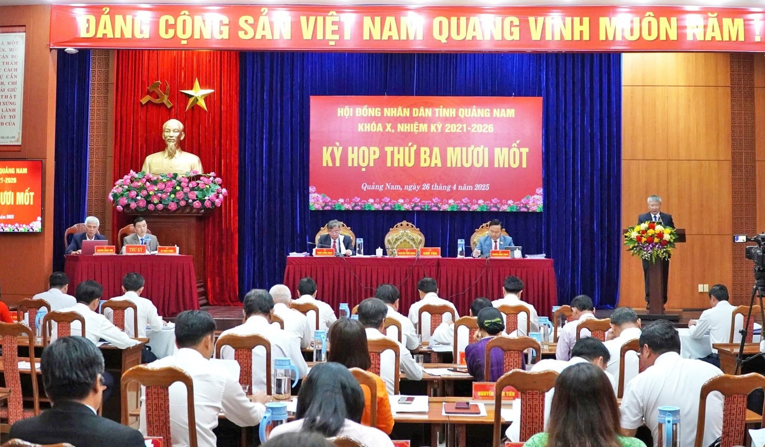 HĐND tỉnh Quảng Nam (Khóa X) nhiệm kỳ 2021 - 2026 tổ chức Kỳ họp thứ 31 để xem xét nhiều nội dung quan trọng. Ảnh: TT