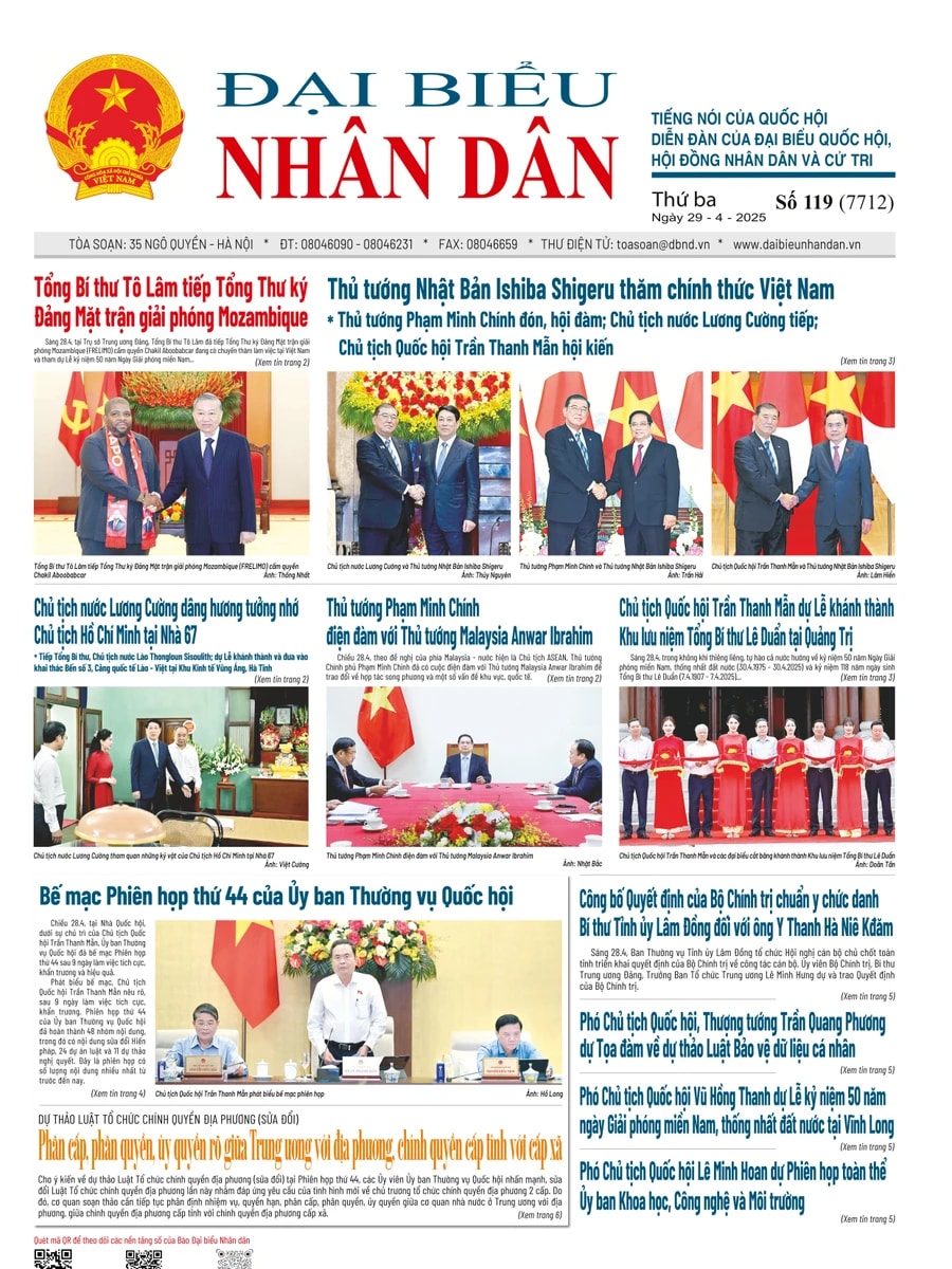 ĐBND - Số báo 119 ngày 29/04/2025