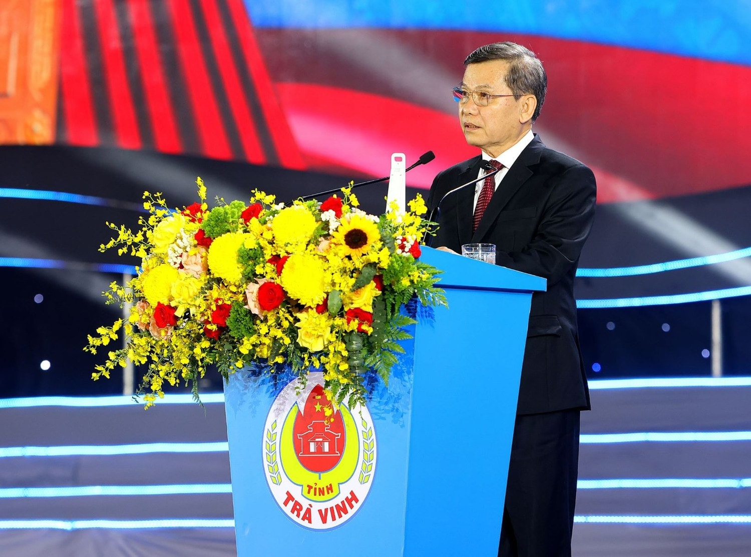 Bí thư Trung ương Đảng, Chánh án Toà án Nhân dân Tối cao Lê Minh Trí phát biểu tại lễ kỷ niệm