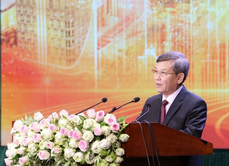 Bí thư Trung ương Đảng, Chánh án Tòa án Nhân dân Tối cao Lê Minh Trí phát biểu tại lễ kỷ niệm