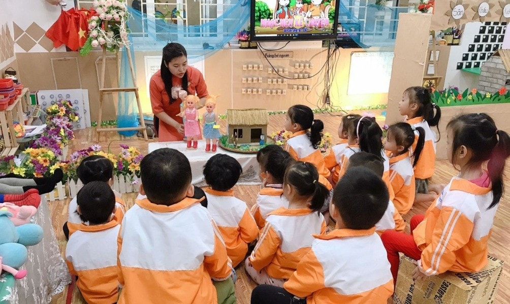 Một cơ sở giáo dục trên địa bàn. Ảnh: Việt Long