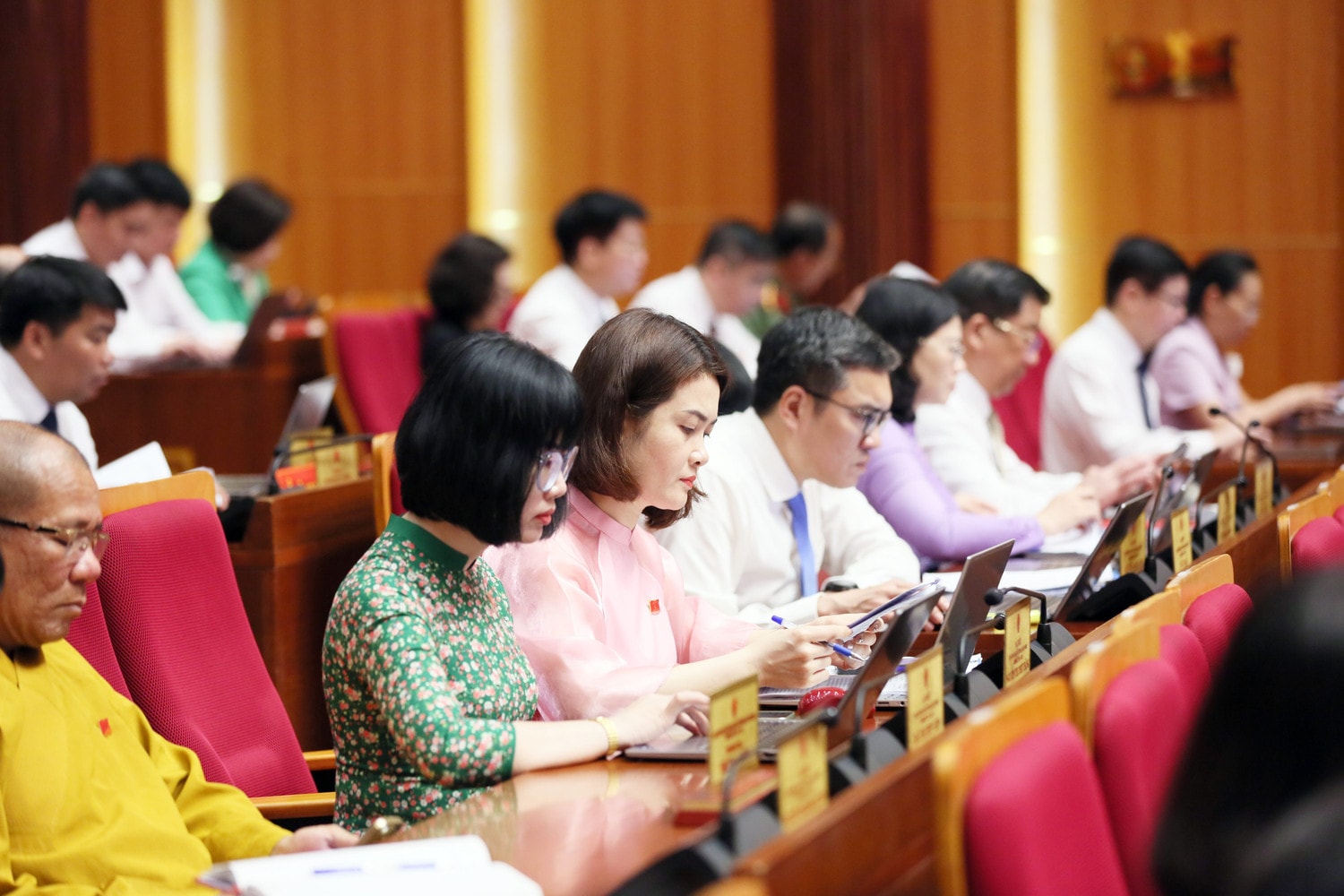 Đại biểu HĐND tỉnh tham dự kỳ họp