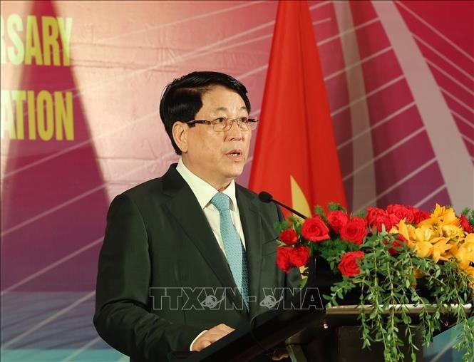 Chủ tịch nước Lương Cường phát biểu chào mừng. Ảnh: Lâm Khánh/TTXVN
