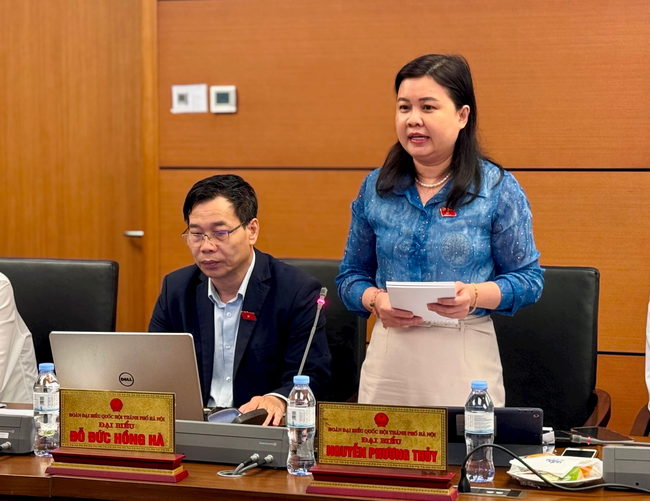 ĐBQH Nguyễn Phương Thuỷ phát biểu tại thảo luận tổ