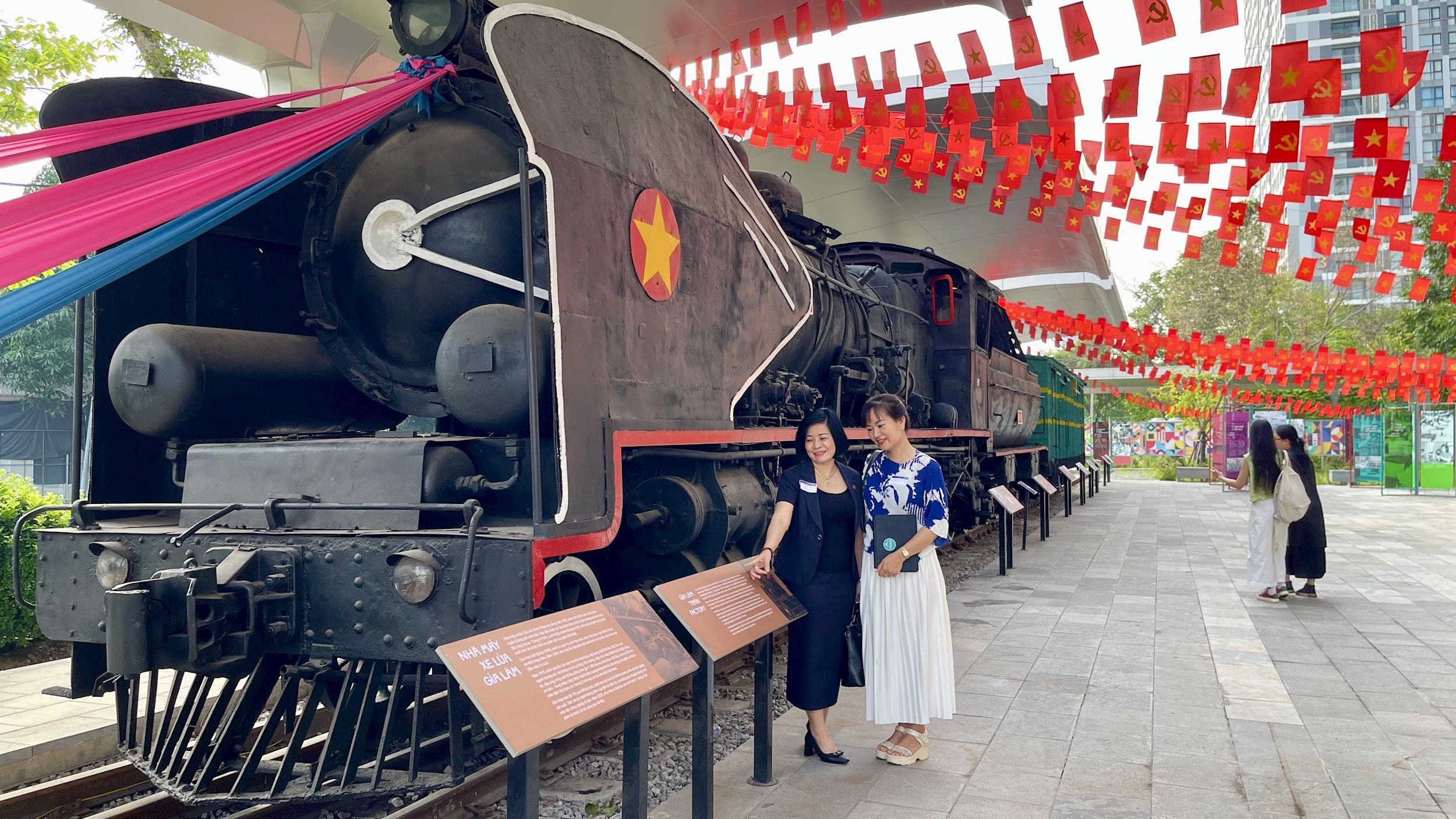 Một góc không gian sáng tạo tại Bảo tàng Hà Nội