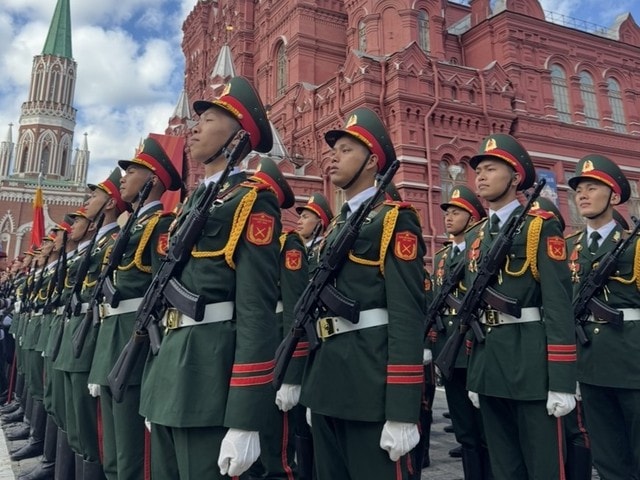 Đoàn Quân đội nhân dân Việt Nam tham gia Lễ duyệt binh trên Quảng trường Đỏ- Ảnh 3. Đoàn Quân đội nhân dân Việt Nam tham gia Lễ duyệt binh trên Quảng trường Đỏ- Ảnh 3.