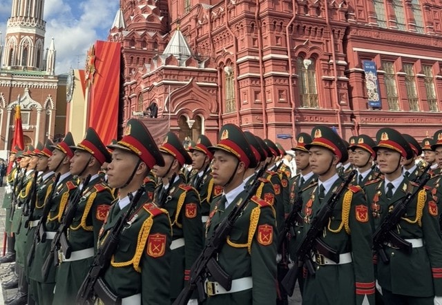 Đoàn Quân đội nhân dân Việt Nam tham gia Lễ duyệt binh trên Quảng trường Đỏ- Ảnh 5. Đoàn Quân đội nhân dân Việt Nam tham gia Lễ duyệt binh trên Quảng trường Đỏ- Ảnh 5.