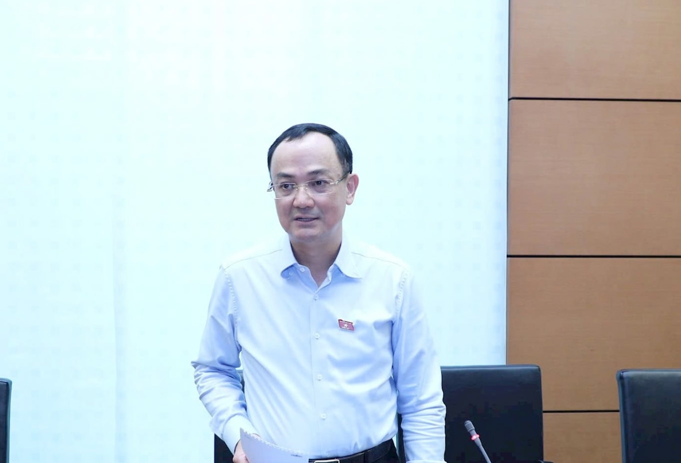 Đại biểu Nguyễn Ngọc Sơn (Hải Dương) phát biểu.