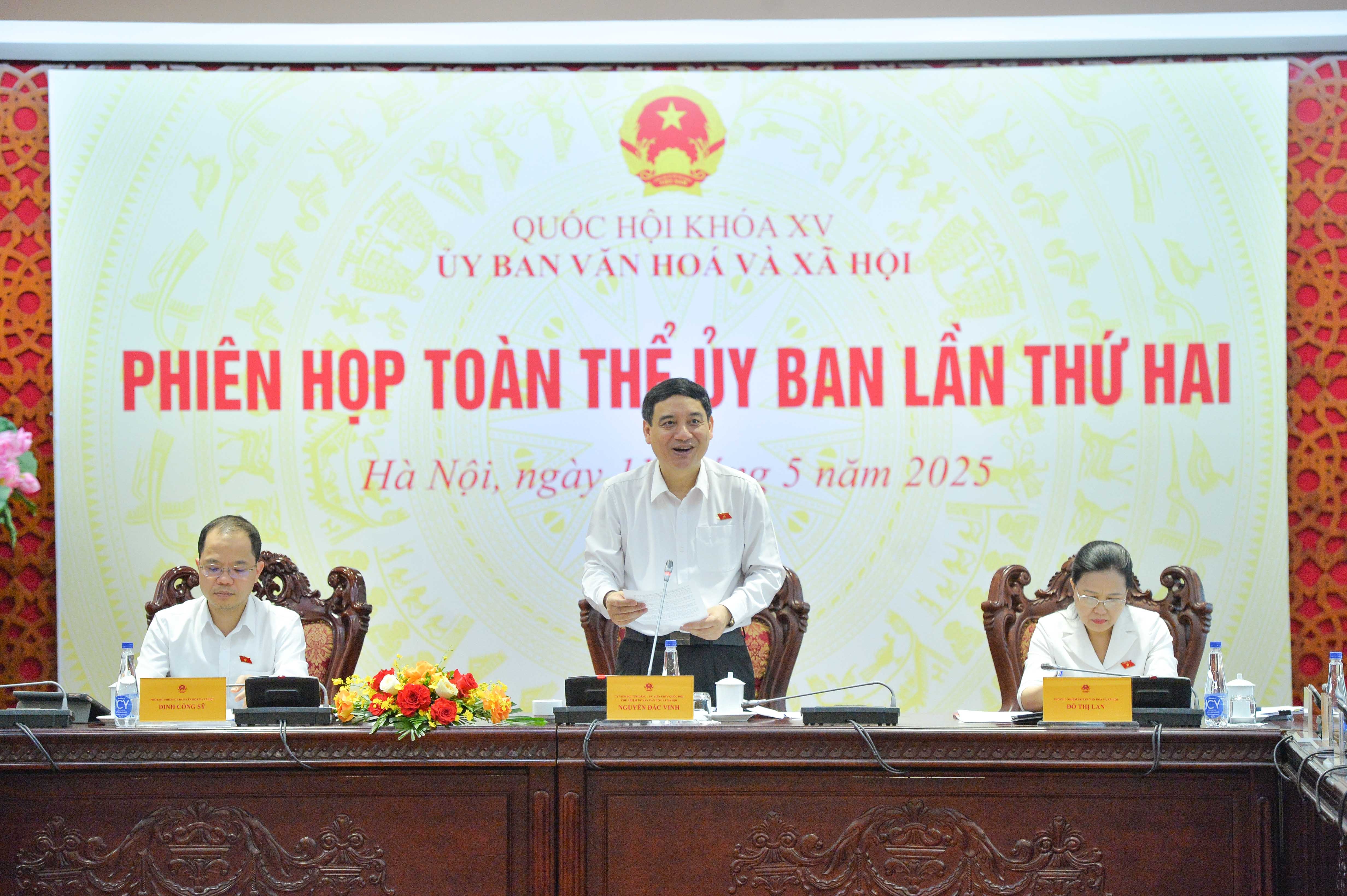Chủ nhiệm Ủy ban Văn hóa và Xã hội Nguyễn Đắc Vinh
