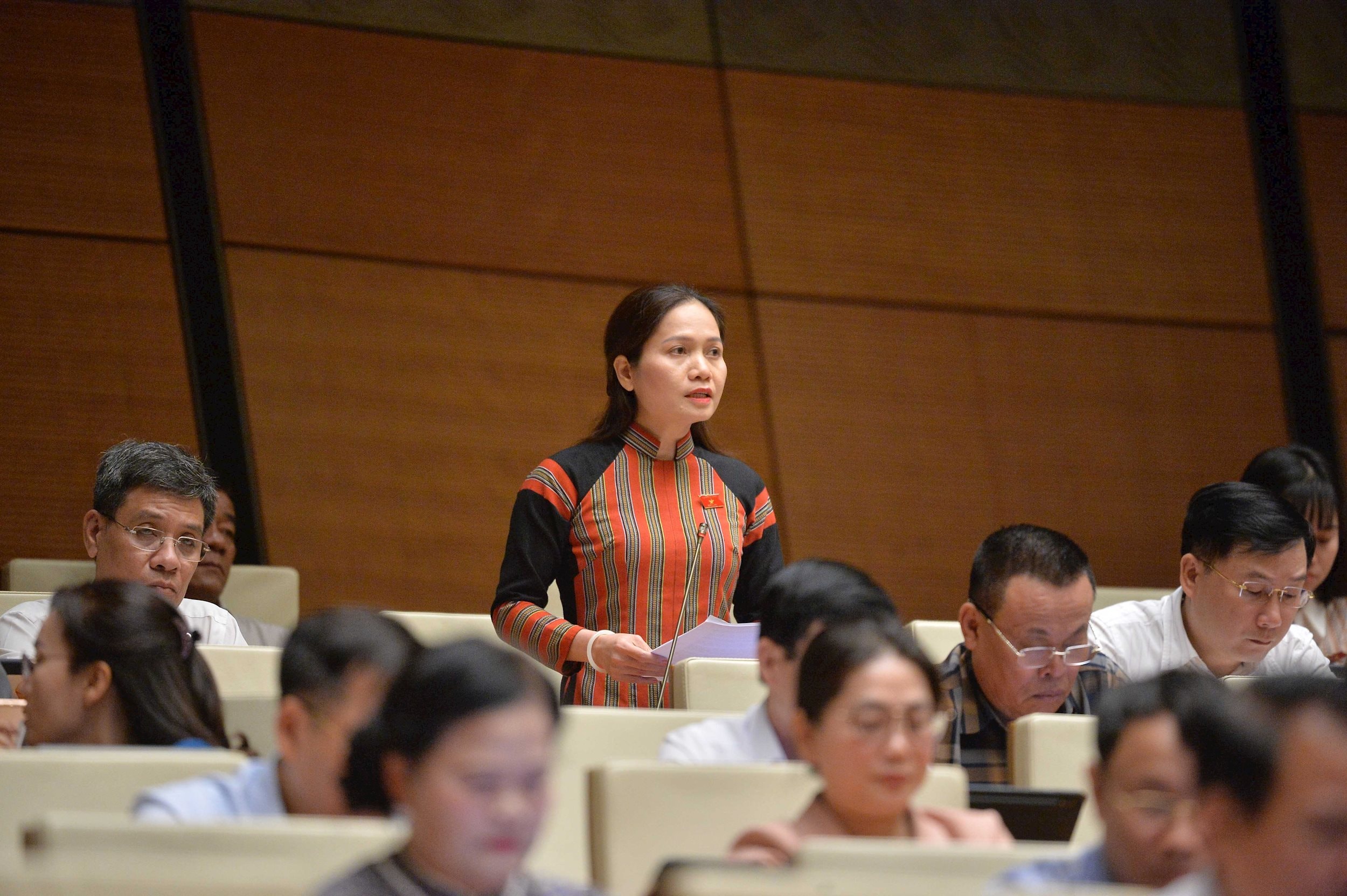 Poslanec Národního shromáždění Siu Huong (Gia Lai)